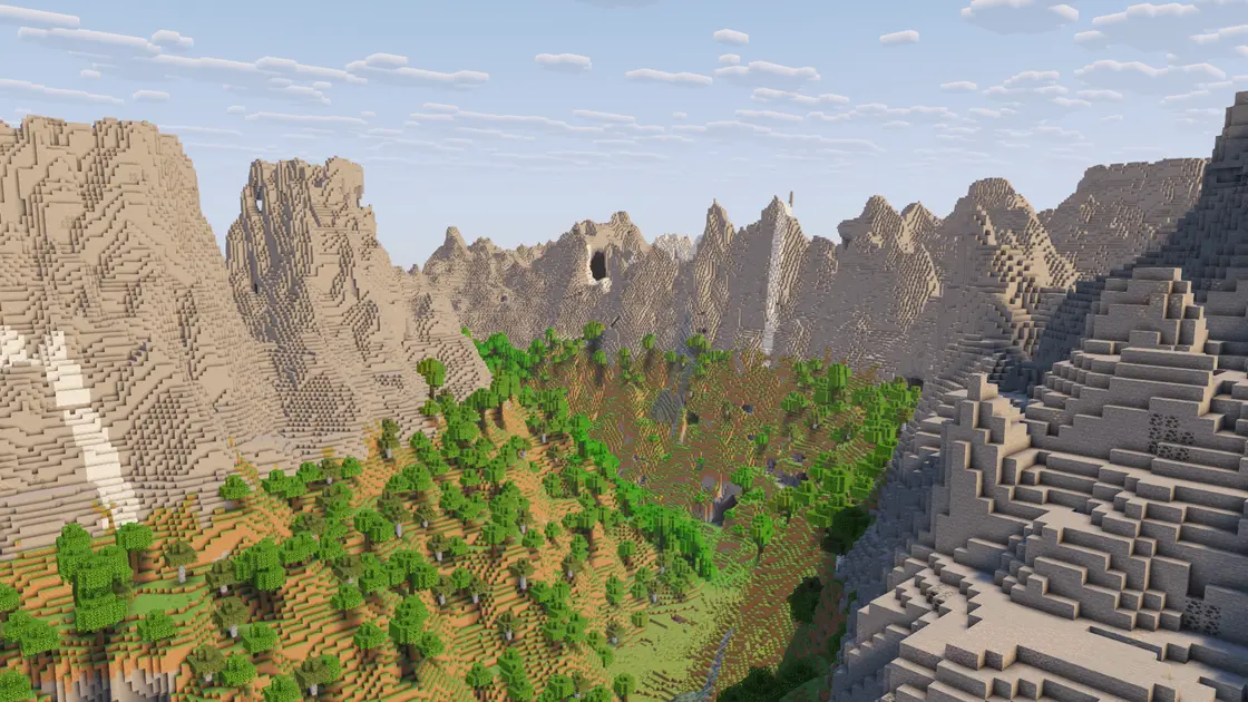 Endlose Stony Peaks, umgeben von Dschungel